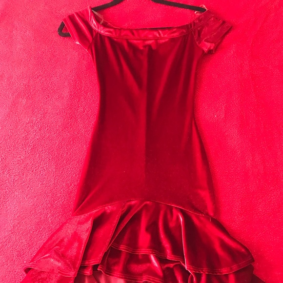 Velvet mini dress - Picture 1 of 4